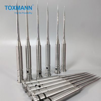 Chân lõi khuôn SKD61 cứng 0,002mm, Chân dập khuôn cho dụng cụ nhựa y tế