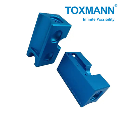 CNC tùy chỉnh Máy gia công chính xác màu xanh anodized nhôm thép không gỉ