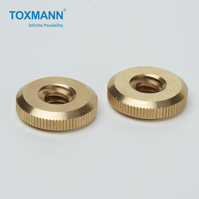 Dung sai Bộ phận tiện chính xác 0,01mm Vít đồng Đai ốc