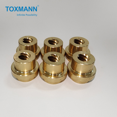 Bộ phận gia công máy tiện CNC bằng đồng Toxmann cho khuôn nhựa