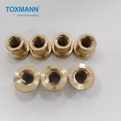 Bộ phận gia công máy tiện CNC bằng đồng Toxmann cho khuôn nhựa