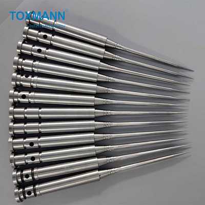 Chân lõi khuôn SKD61 cứng 0,002mm, Chân dập khuôn cho dụng cụ nhựa y tế