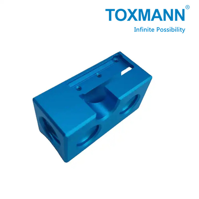 CNC tùy chỉnh Máy gia công chính xác màu xanh anodized nhôm thép không gỉ