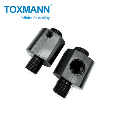 Các bộ phận nhôm chế biến nguyên mẫu nhanh AL6061 AL7075 Đen Anodizing