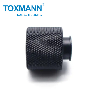 CNC chính xác xoay bộ phận nhôm âm thanh chuyển đổi nút