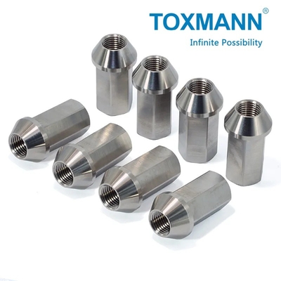 Gr5 Titanium Cnc quay bộ phận M12 M14 xe ô tô bánh xe cuộn Lug hạt