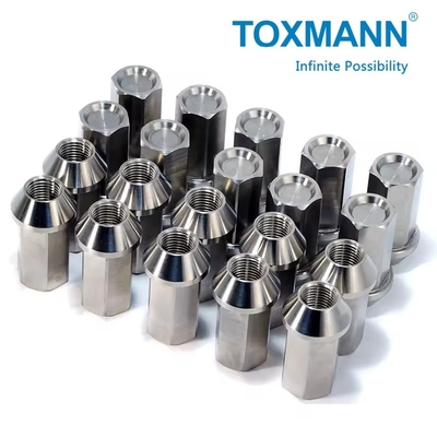 Gr5 Titanium Cnc quay bộ phận M12 M14 xe ô tô bánh xe cuộn Lug hạt